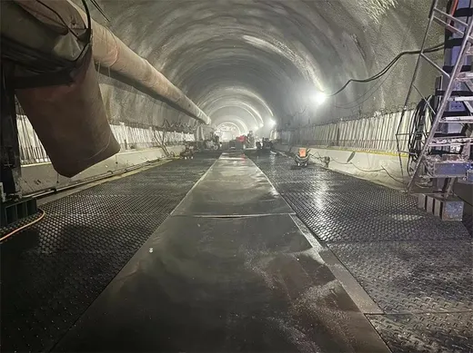 Ground Protection for a Metro Tunnel Boring Drive